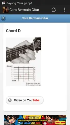 Cara Bermain Gitar android App screenshot 1