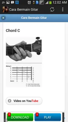 Cara Bermain Gitar android App screenshot 2